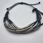 Pura Vida  Gray & Silver Tone Adjustable Bracelet Photo 1