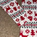 Hanna Andersson Dear Deer Henley Nightgown Long Sleeve Fair Isle Christmas M Red Photo 4