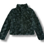 VERO MODA  VMcurl Faux Fur Jacket Women’s Small Olive Green‎ Plush Short Coat Photo 0
