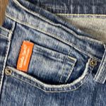 Nicola Berti Boot Cut Logo Embroidered Back Pockets Jeans Blue Size 28 Photo 2