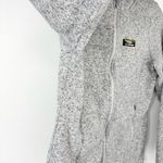 L.L.Bean Sweater Fleece Full Zip Jacket Pewter Size Small Gray Photo 5