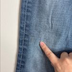 AG Adriano Goldschmied The Stevie Slim Straight Blue Jeans hemmed size 28 flaw Photo 9