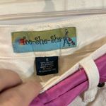 Vintage Too She She white Jeans with belt 6 Purple Photo 1