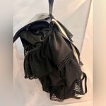 Steve Madden Little Black Dress Mesh Lace Ruffled Fashion Backpack Bag EUC Photo 2