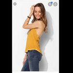 American Age  Acid wash embroidery halter top sz M Photo 3