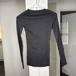J.Crew NWT Perfect-fit Long-sleeve Crewneck T-shirt Black Photo 2
