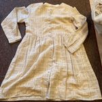 Hidden Alley  beige linen dress M Photo 0