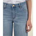 Kut From The Kloth Womens Meg High Rise Fab Ab Wide Leg Jeans Medium Base Wash Photo 1