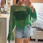SheIn Green knit top Photo 1