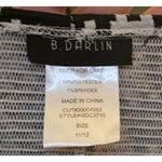 Women's B. Darlin Dress Size 11/12 Black and White Houndstooth Photo 2