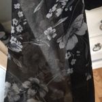 Tahari Sheer long sleeve black top Photo 2