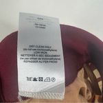 THE ROW Togra Cropped Striped Silk Straight Leg Pants Women's Size 2 Red Photo 12