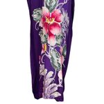 Vintage Kaftan Floral Purple Caftan Women Maxi Beachy Vacation Tropical Hawaiian Size undefined Photo 13