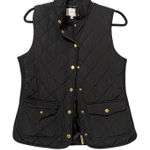 Adrienne Vittadini  Black Quilted Puffer Vest Button Down Jacket Womens S Fall Photo 0