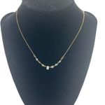 Nordstrom NWT Multicolor Gem Cubic Zirconia Gold Tone Dainty Necklace Photo 1