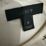 J.Crew  | Champagne w/ Black Lace Sleeves Vintage Vibes Dress Size 0 Photo 8