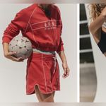 Free People NWT FP Movement Seeing Double Set - winterberry red - Medium Photo 6