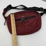 Knomo Maroon Lightweight Beltbag 2Way Crossbody Adjustable Strap Pockets Unisex Red Photo 6
