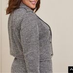 Torrid NWT Studio Double Knit Crop Open Front Military Jacket Top Size 4X Photo 3