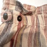 Free People  Topanga Cotton Cuffed Paperbag Shorts Womens Small Beige Boho Y2K‎ Photo 8