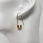 BaubleBar NWT Sugarfix by Gold-Tone Safety Pin Threader Earrings Women's Photo 2