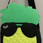 Victoria’s Secret Pink pineapple lunch bag black/yellow/green adjustable strap Black Photo 2