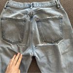 AGOLDE  Lana Faded Blue Denim Jeans 26 Butt Rip Photo 7