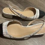 Veronica Beard  Cecile Half d'Orsay Slingback Pump Multi White Tweed 9.5 Photo 0