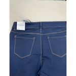 Workshop Republic Clothing WORKSHOP Republic Jeans Sz 12 Dark Blue Skinny Ankle Stretch Contrast Stitching Photo 8