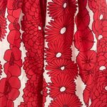 Plenty Flock! by Tracy Reese Red White 100% Silk Strapless Balloon Dress Size 8 Photo 2