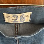 Free People  Blue Flare Wide Leg Jeans Photo 2