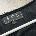 POL Bohemian Chic Top lace trim womens Black (large) whimsigoth witch grunge Photo 1