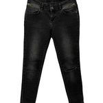 ANINE BING  Double Zipper Skinny Jeans - Charcoal - 26 Photo 0