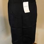 Napist Women's Work Office Business Stripes Pencil Skirt Black Photo 3