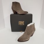 Frye NEW REINA BOOTIE:TAUPE SUEDE ANKLE BOOTS Photo 1