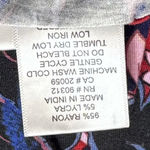 Parsley & Sage Maxi Tunic Vest Jersey Knit w/ Pockets Boho Artsy Flower Child 1X Red Photo 9