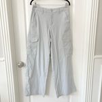 American Eagle Outfitters Gray Dreamy Drape Wide Leg Cargo Pants 4 Photo 1