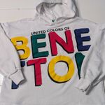 United Colors Of Benetton Benetton Colorblock Logo Hoodie (Fits Women’s Small) Photo 0
