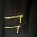 INC  International Concepts Black Velvet Jacket with Gold Accents like new Photo 5