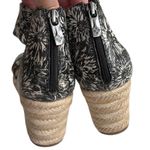 Patricia Nash Like New  Leather Rubia
Wedge Sandals Black Floral Size 10 Photo 5