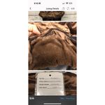 Brown faux fur lined belted puffer vest Women's Size S Small NWT Photo 6