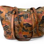 Patricia Nash Tote Shoulder Bag “Vintage Patch” Old World Traveler Collection Photo 0