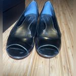 Cole Haan Kitten Wedge Peeptoe Metallic 10 Used Photo 3
