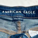American Eagle  Super Stretch Dark Wash Shortie Denim Shorts Photo 2