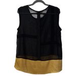 Mystree  Colorblock Sheer Sleeveless Top Photo 3