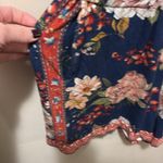 Farm Rio  for Anthropologie Estelle Floral Jersey Romper Vacation Jersey Travel M Photo 3