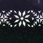 Croft & Barrow Vintage C&B Sport Purple and Black Snowflake Embroidered Fleece Size Small Photo 3