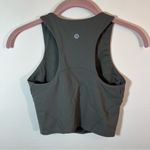 Lululemon Athletica Invigorate Training Tank Top with Bra Olive Green 2 Photo 5