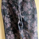 Vintage bon bon originals straight leg floral pants size 5 Purple Photo 6