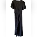 Entro Black Short Sleeve Jumpsuit Small Photo 4